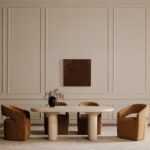 Barrow Rolling Dining Chair Amber Glow KQ-1044-09-CAN KQ 1044 09 00