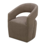 Barrow Rolling Dining Chair Soft Taupe 11 Barrow Rolling Dining Chair Soft Taupe - Image 5