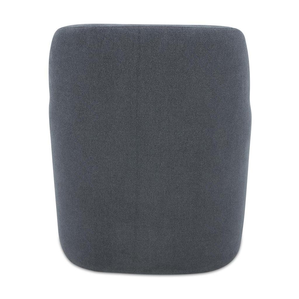 Maisie Rolling Dining Chair Slate Blue 4 Maisie Rolling Dining Chair Slate Blue - Image 4