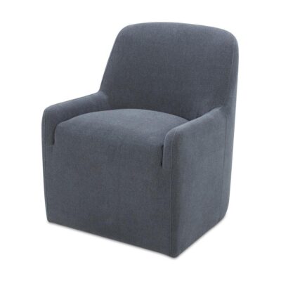Maisie Rolling Dining Chair Slate Blue