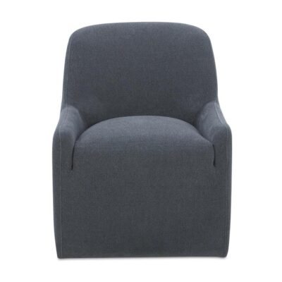 Maisie Rolling Dining Chair Slate Blue