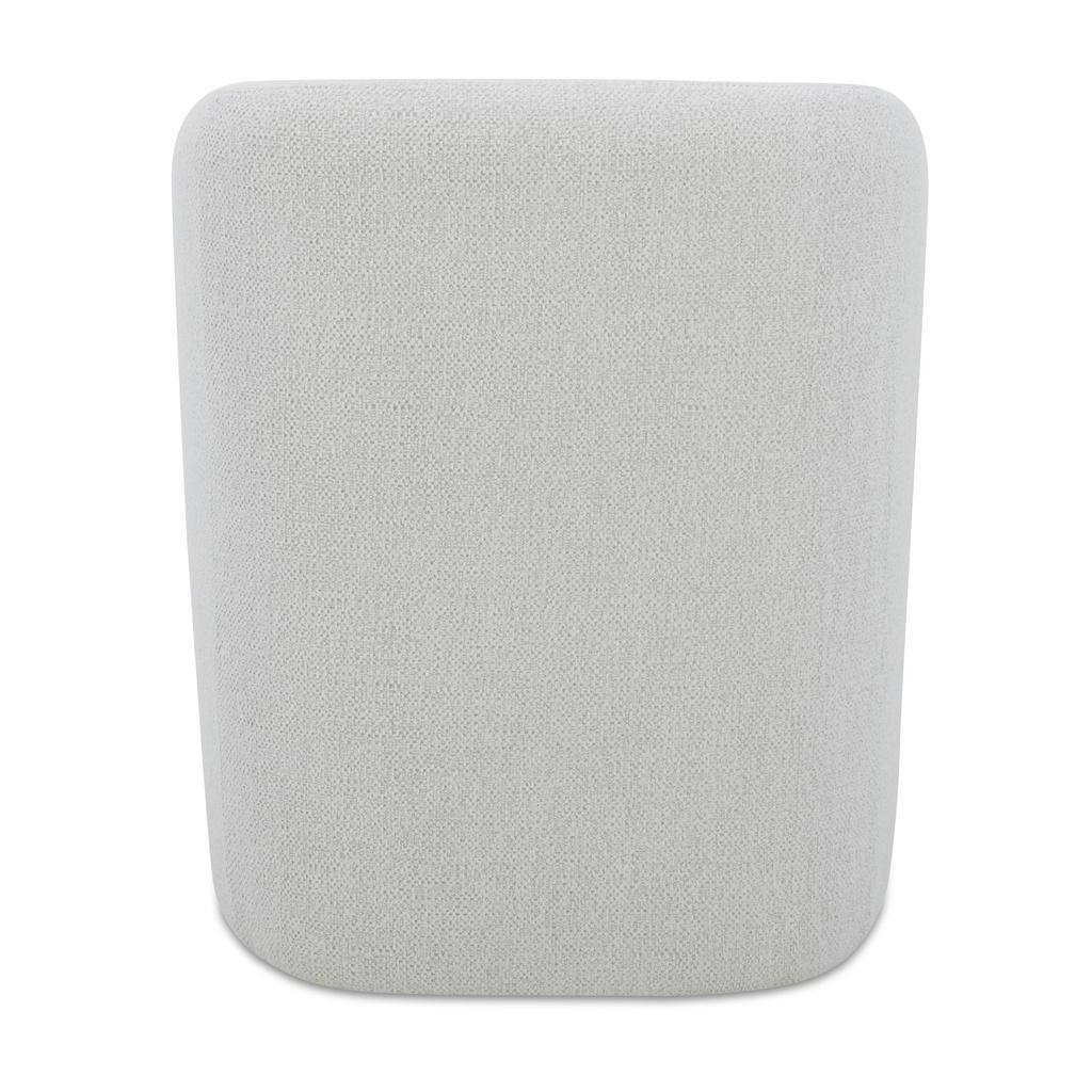 Sandy Rolling Dining Chair Off White 4 Sandy Rolling Dining Chair Off White - Image 4