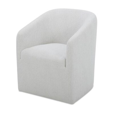 Sandy Rolling Dining Chair Off White