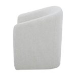 Sandy Rolling Dining Chair Off White 9 Sandy Rolling Dining Chair Off White KQ-1046-05-CAN KQ 1046 05 CAN Sandy side left shadsilo