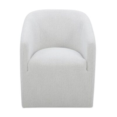 Sandy Rolling Dining Chair Off White