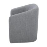 Sandy Rolling Dining Chair Grey 9 Sandy Rolling Dining Chair Grey KQ-1046-15-CAN KQ 1046 15 CAN Sandy side left shadsilo