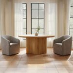 Sandy Rolling Dining Chair Taupe KQ-1046-39-CAN KQ 1046 39 CAN 00