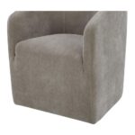 Sandy Rolling Dining Chair Taupe KQ-1046-39-CAN KQ 1046 39 CAN Sandy closeup02 shadsilo