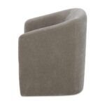 Sandy Rolling Dining Chair Taupe KQ-1046-39-CAN KQ 1046 39 CAN Sandy side left shadsilo
