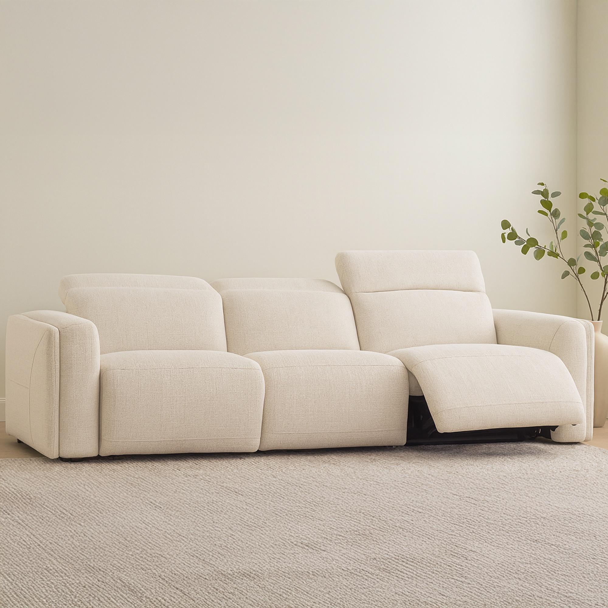 Wilder Power Recliner Sofa Flecked Oat 1 Wilder Power Recliner Sofa Flecked Oat