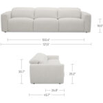 Wilder Power Recliner Sofa Flecked Oat 11 Wilder Power Recliner Sofa Flecked Oat - Image 6