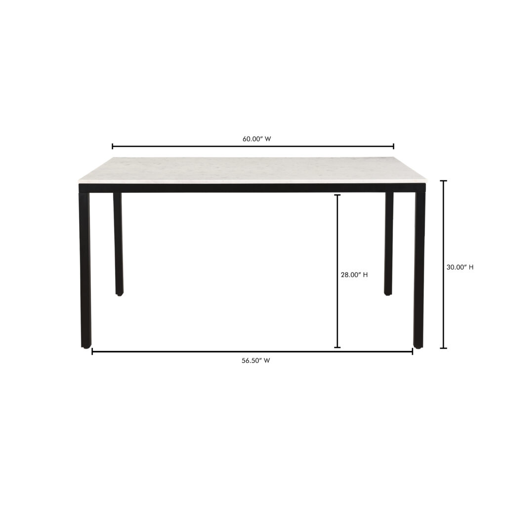 Parson Marble Dining Table Small - Image 10