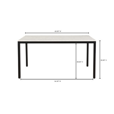 Parson Marble Dining Table Small KY-1021-02-0 KY 1021 02 70