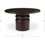 Maro Dining Table Brown KY-1041-20-0 KY 1041 20 0 70 dim