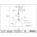 Maturin Ceiling Fixture LPC149 LPC149 2