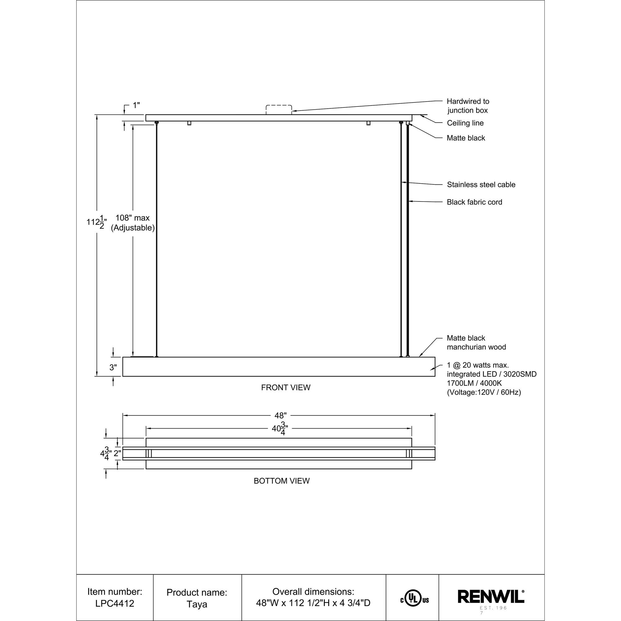 Taya Ceiling Fixture 5 Taya Ceiling Fixture - Image 5