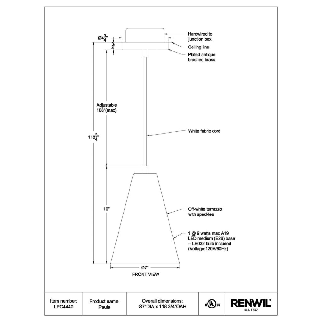 PAULA Ceiling Fixture - Image 5