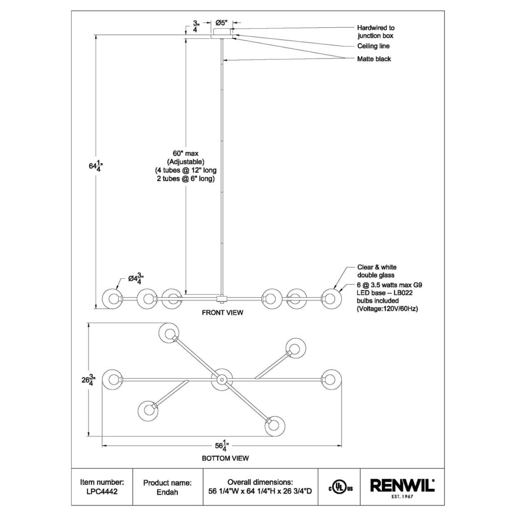 ENDAH Ceiling Fixture - Image 6