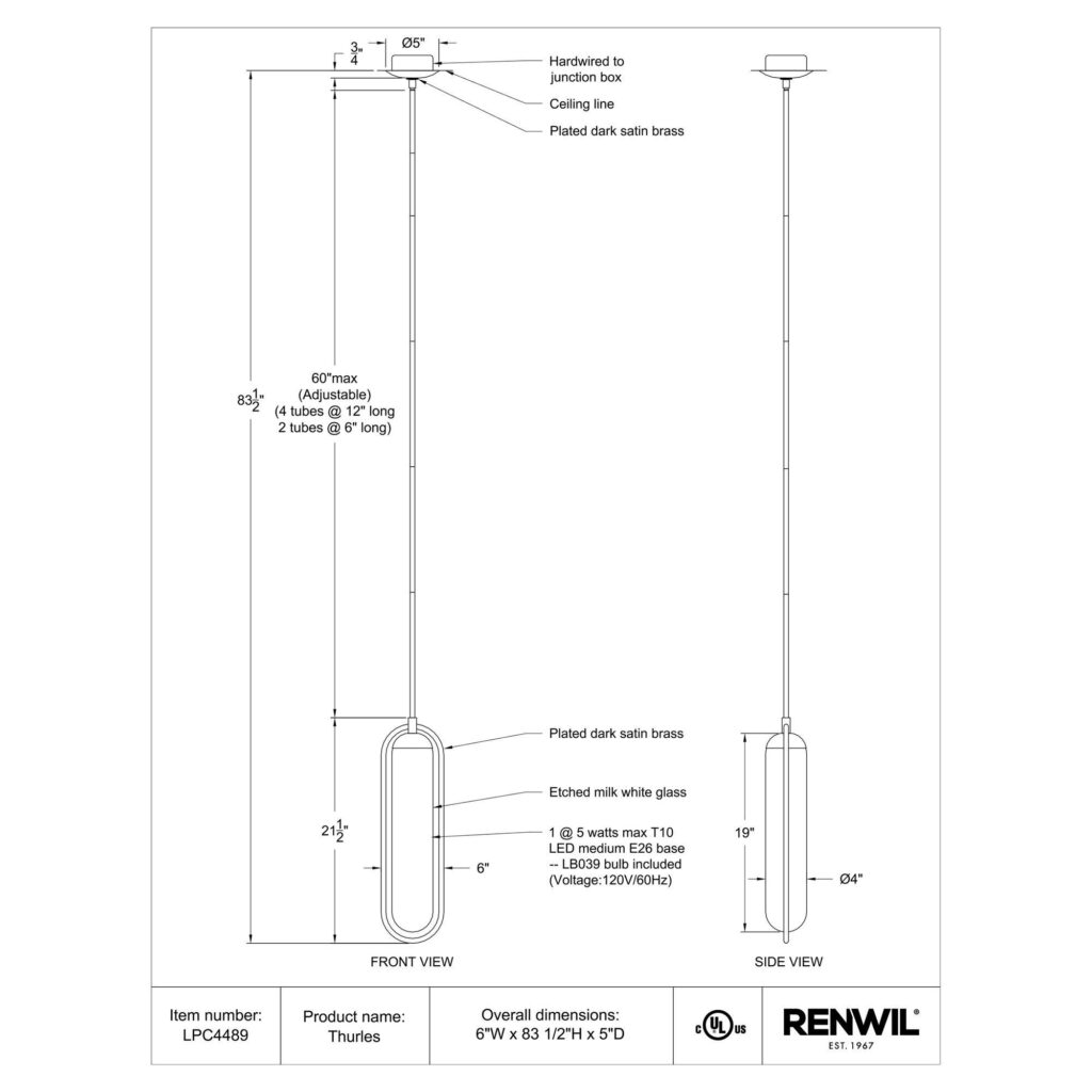 Thurles Ceiling Fixture - Image 6