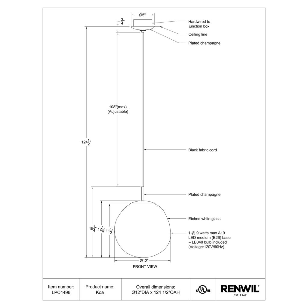 Koa Ceiling Fixture - Image 5