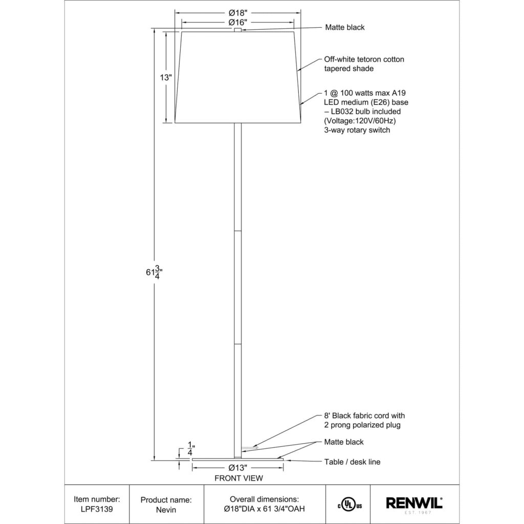 Nevin Floor Lamp - Image 6