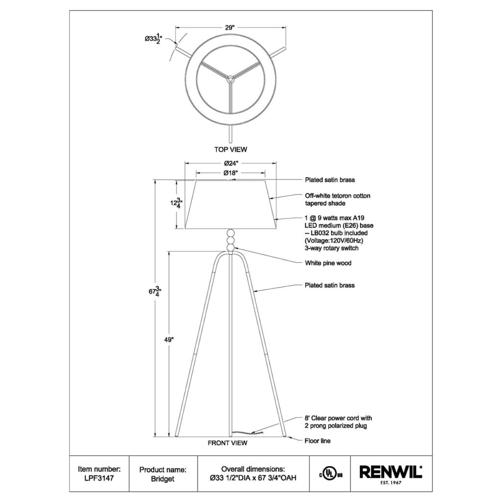 BRIDGET Floor Lamp - Image 6