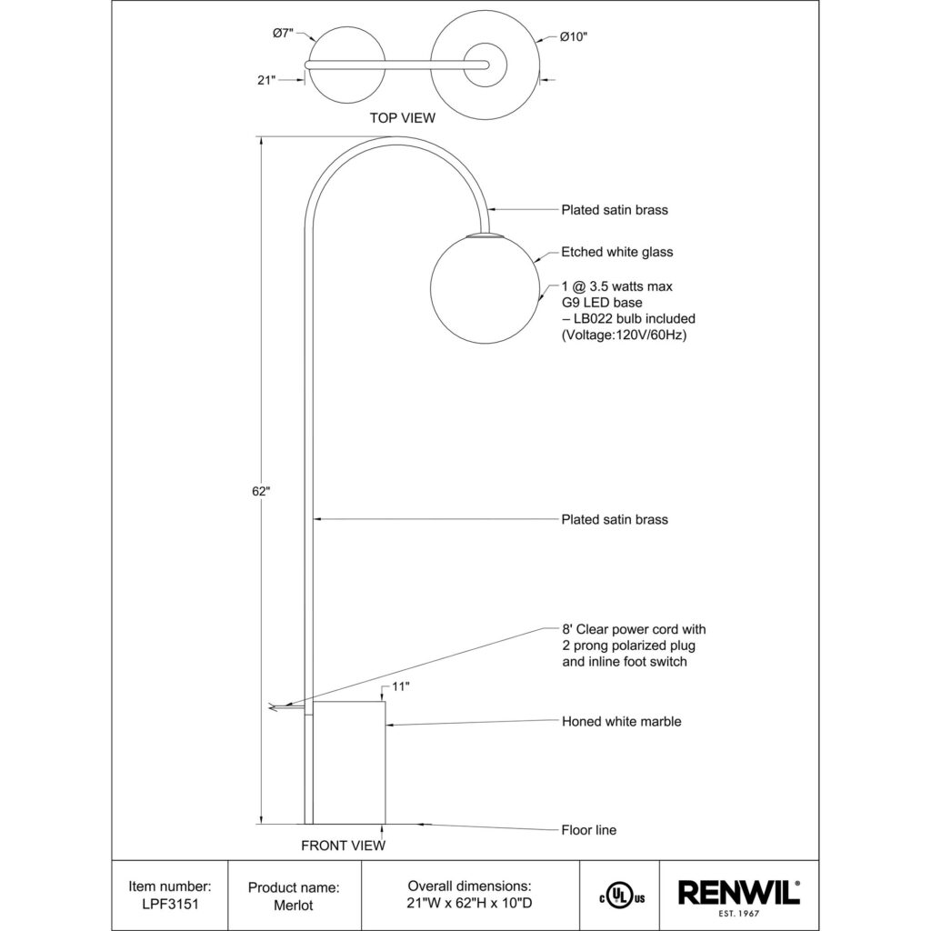 Merlot Floor Lamp - Image 7