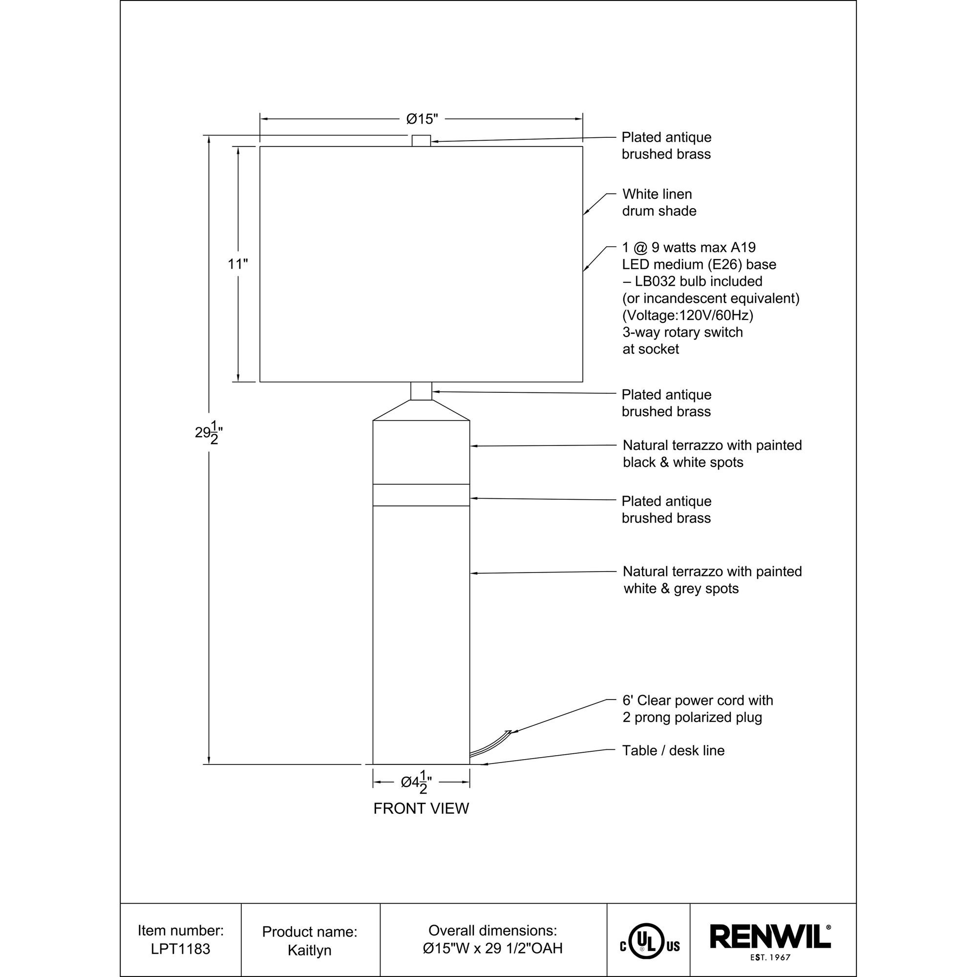 Kaitlyn Table Lamp 4 Kaitlyn Table Lamp - Image 4