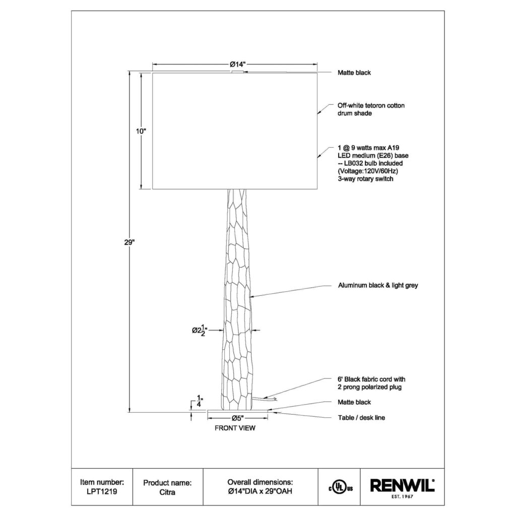 CITRA Table Lamp - Image 5