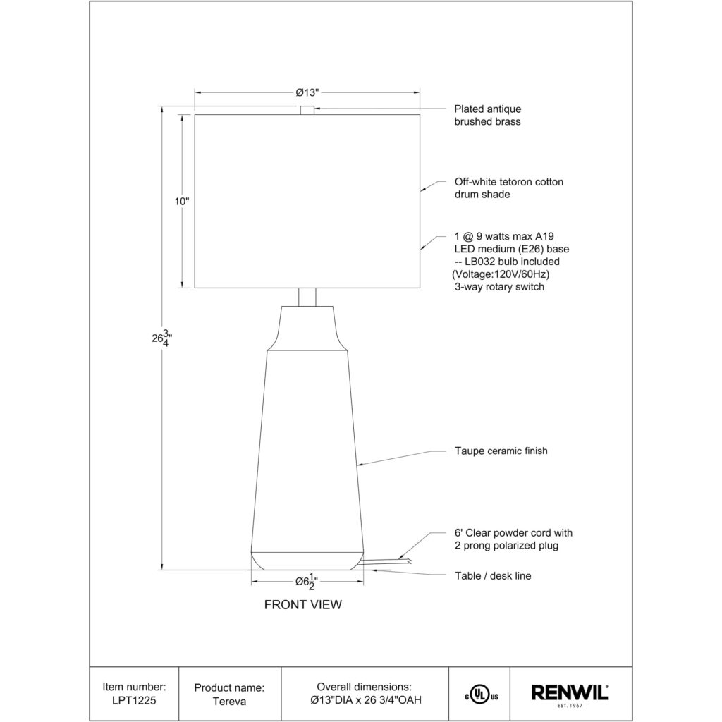 TEREVA Table Lamp - Image 5