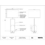 Florah Table Lamp 13 Florah Table Lamp LPT1231 LPT1231 TECHNICAL