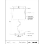 Mayssa Table Lamp 11 Mayssa Table Lamp LPT1232 LPT1232 TECHNICAL