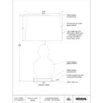 Jesula Table Lamp LPT1238-SET2 LPT1238 SET2 5