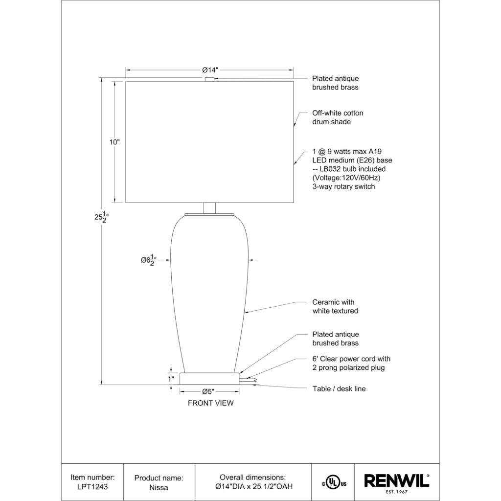 Nissa Table Lamp - Image 5