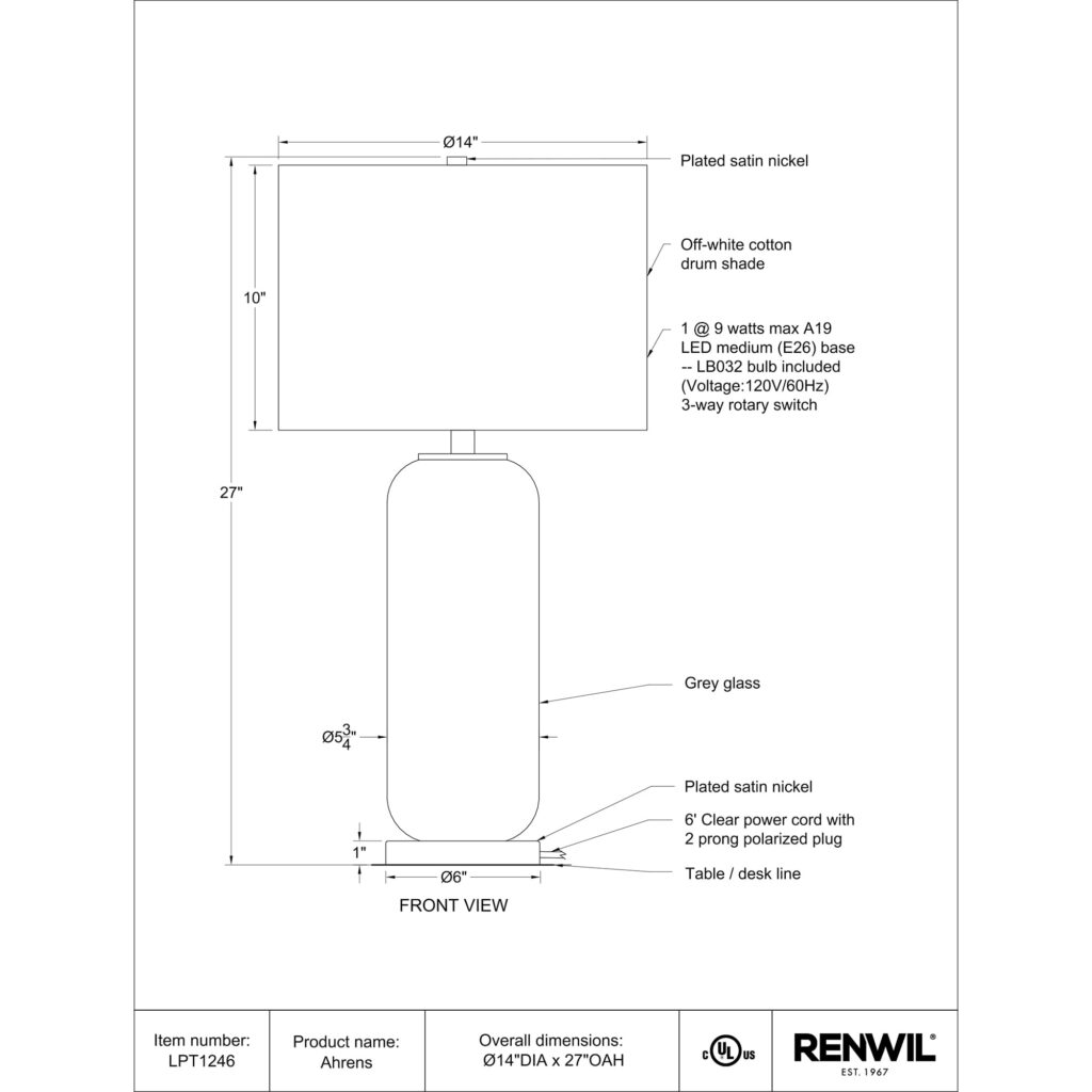 Ahrens Table Lamp - Image 5