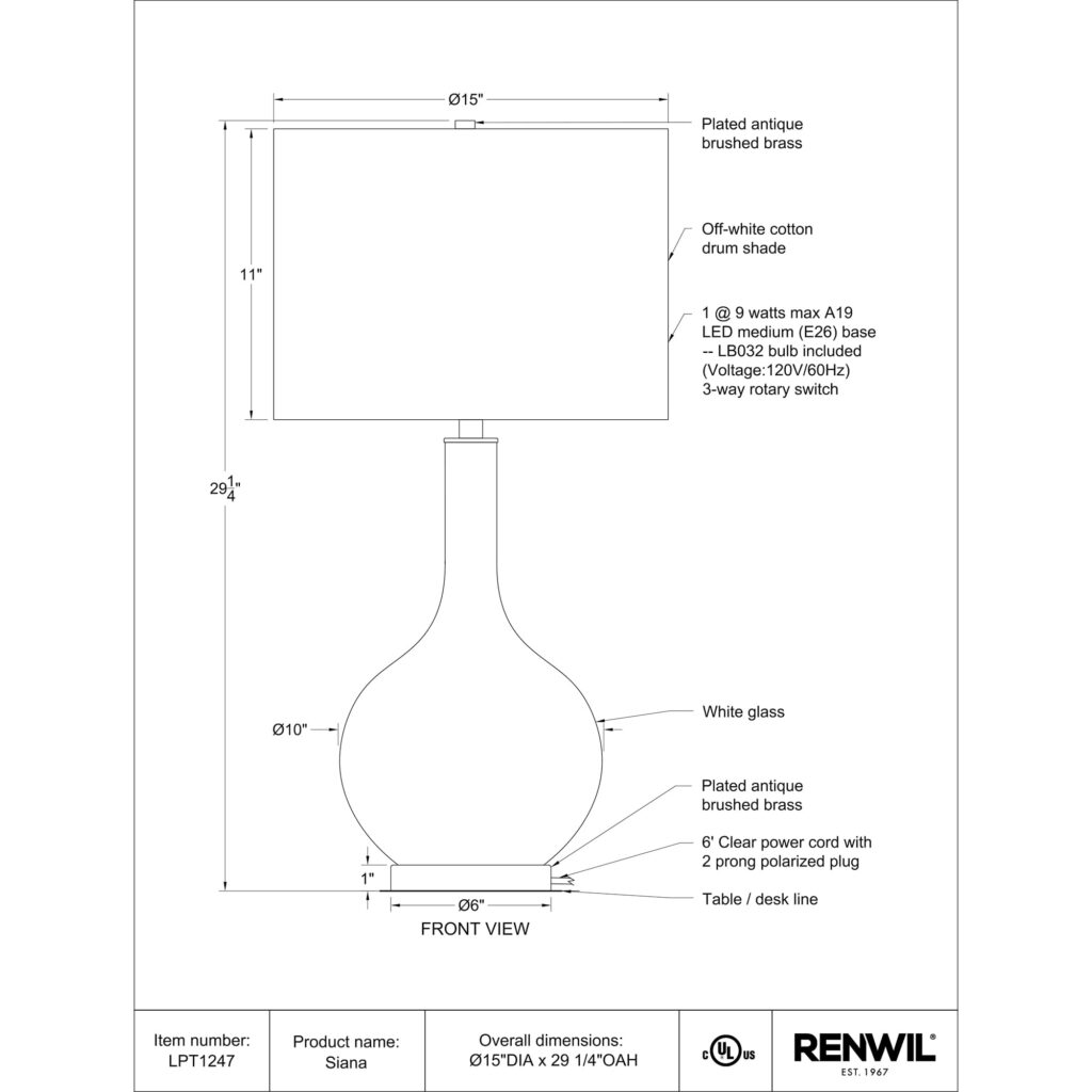 Siana Table Lamp - Image 5