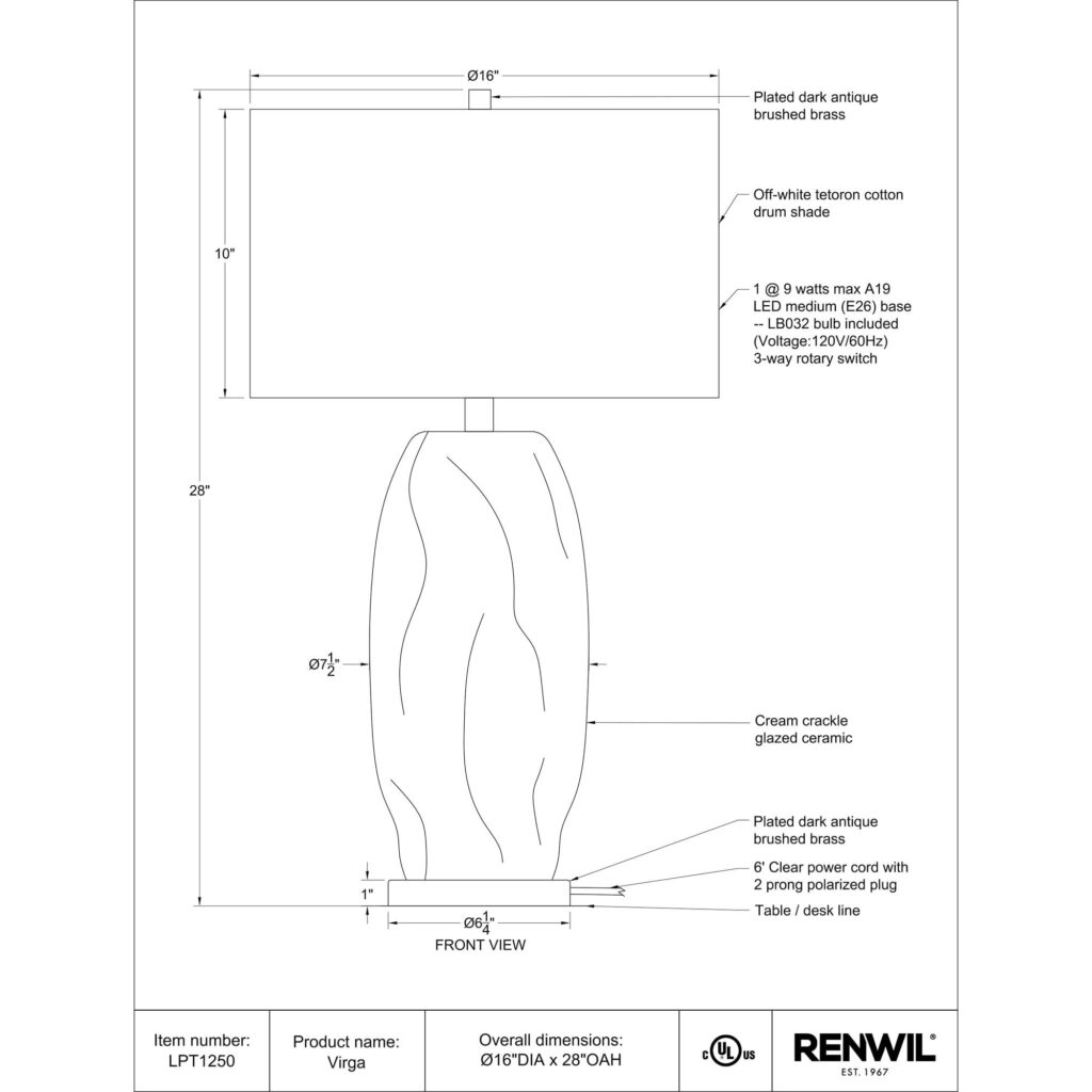 Virga Table Lamp - Image 3