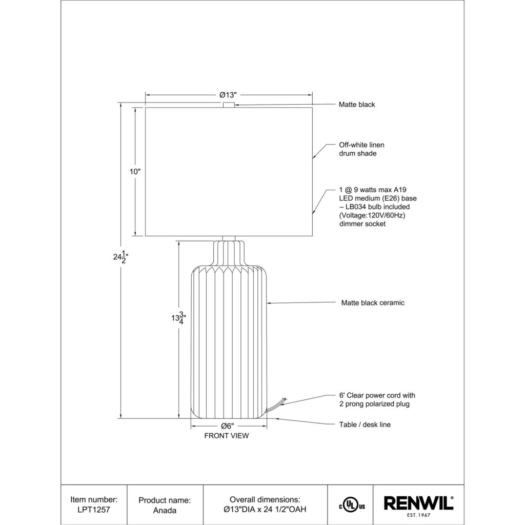 Anada Table Lamp - Image 4