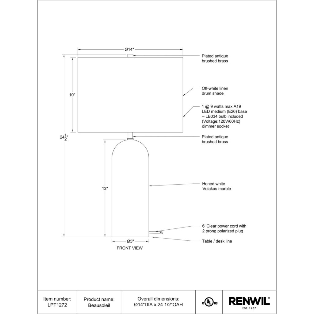 Beausoleil Table Lamp - Image 4