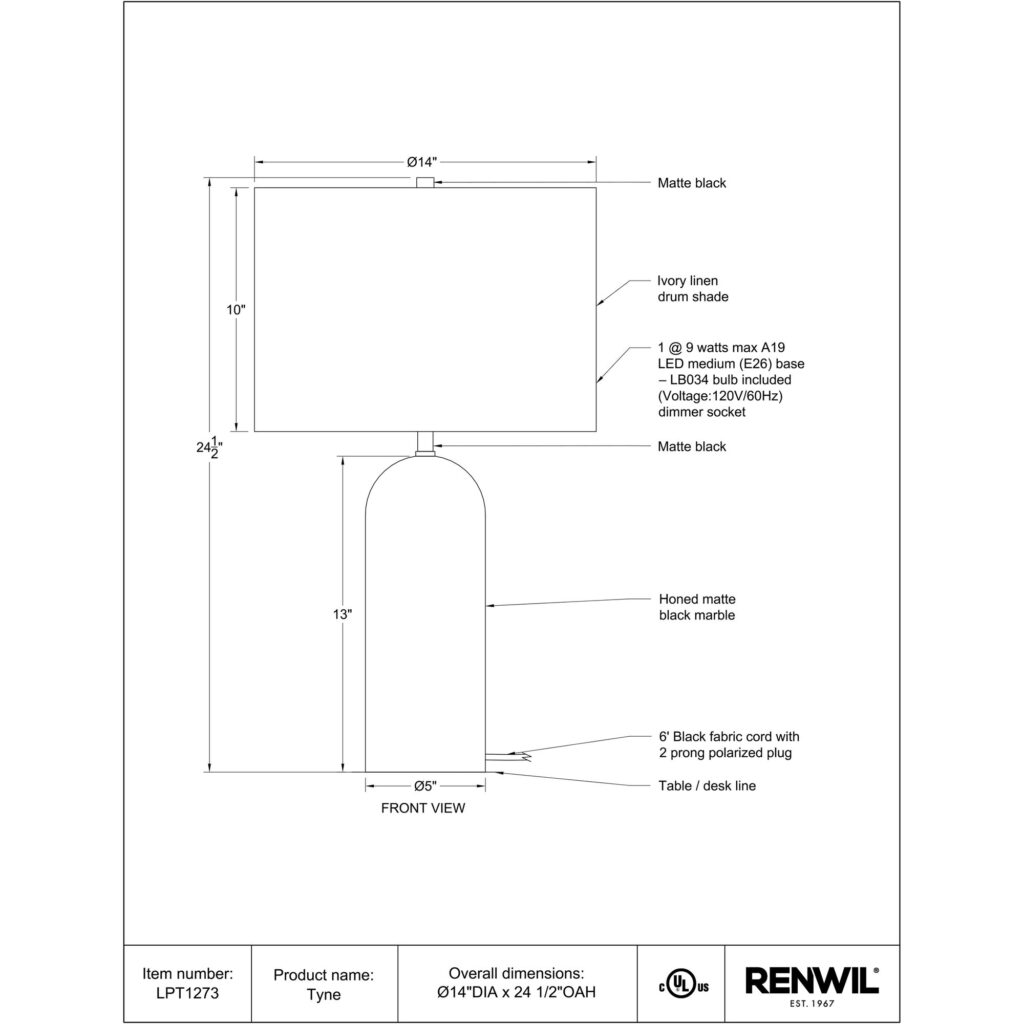 Tyne Table Lamp - Image 5