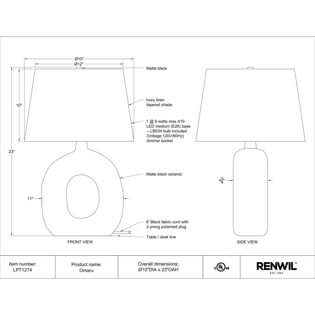 Omaru Table Lamp - Image 7