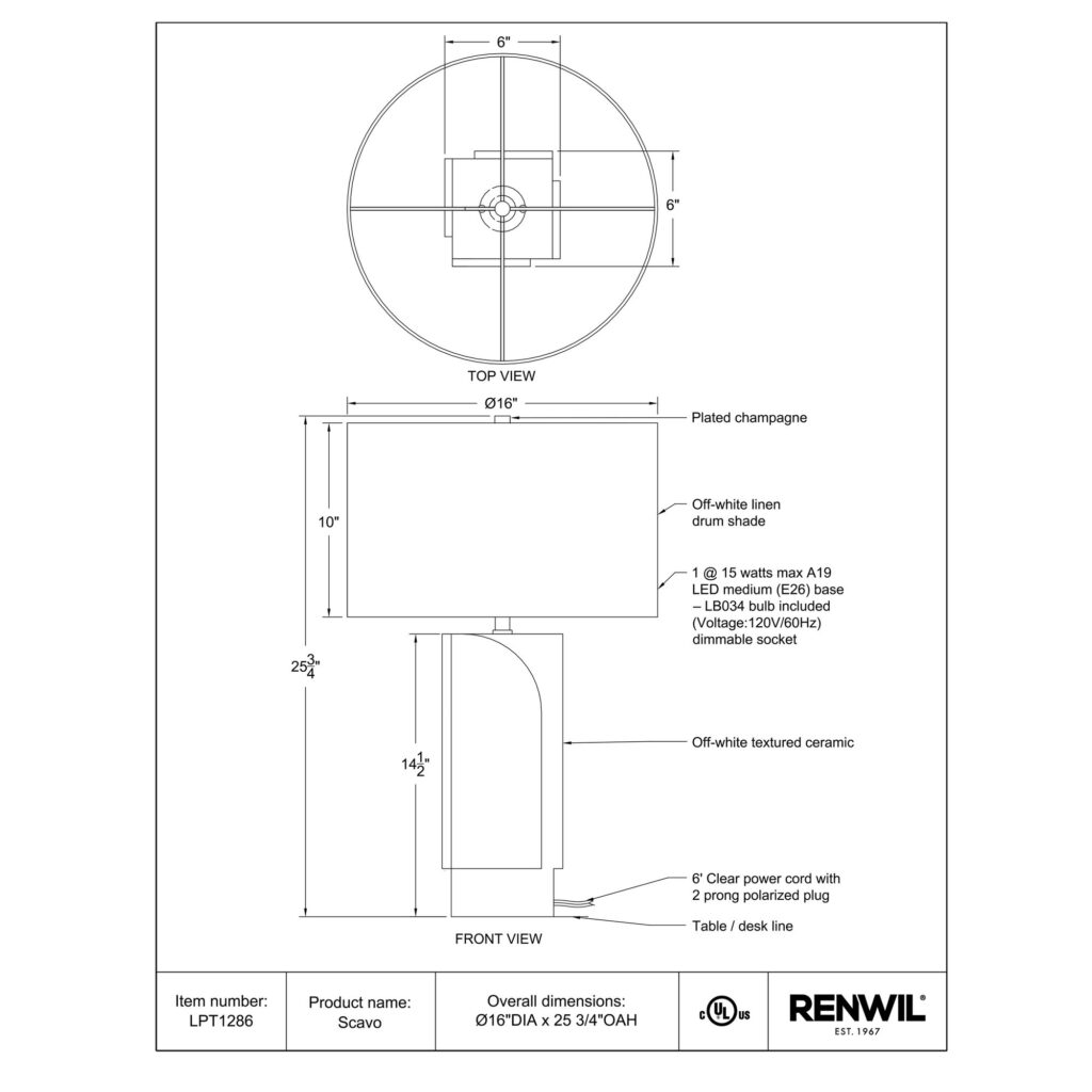 Scavo Table Lamp - Image 6