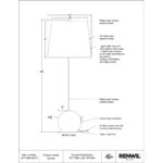 Davide Table Lamp LPT1289-SET2 LPT1289 SET2 4