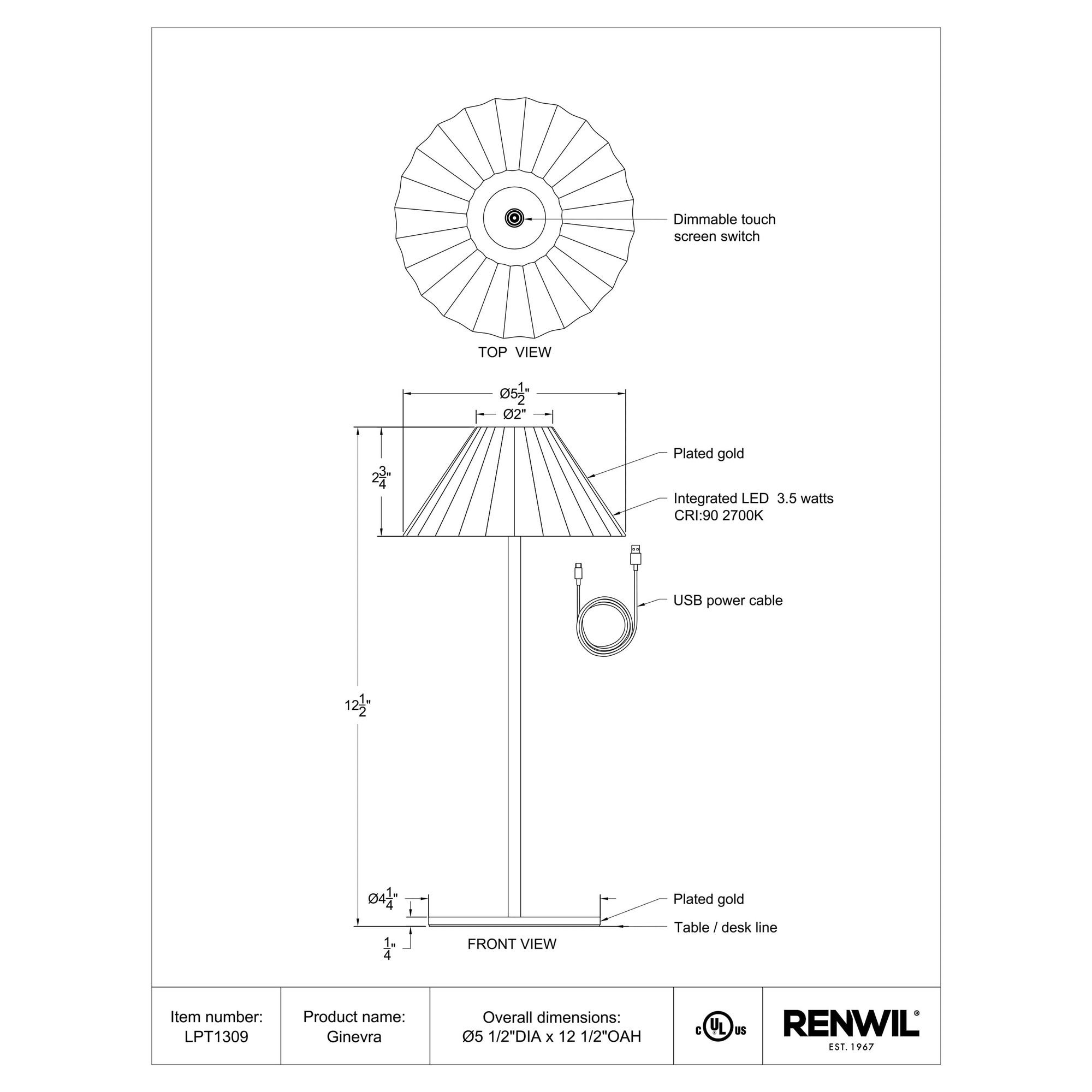Ginevra Table Lamp 5 Ginevra Table Lamp - Image 5