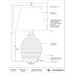 Cebada Table Lamp LPT1325 LPT1325 4