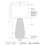 Lanikai Table Lamp LPT1329 LPT1329 4