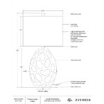Loxley Table Lamp LPT1335 LPT1335 4