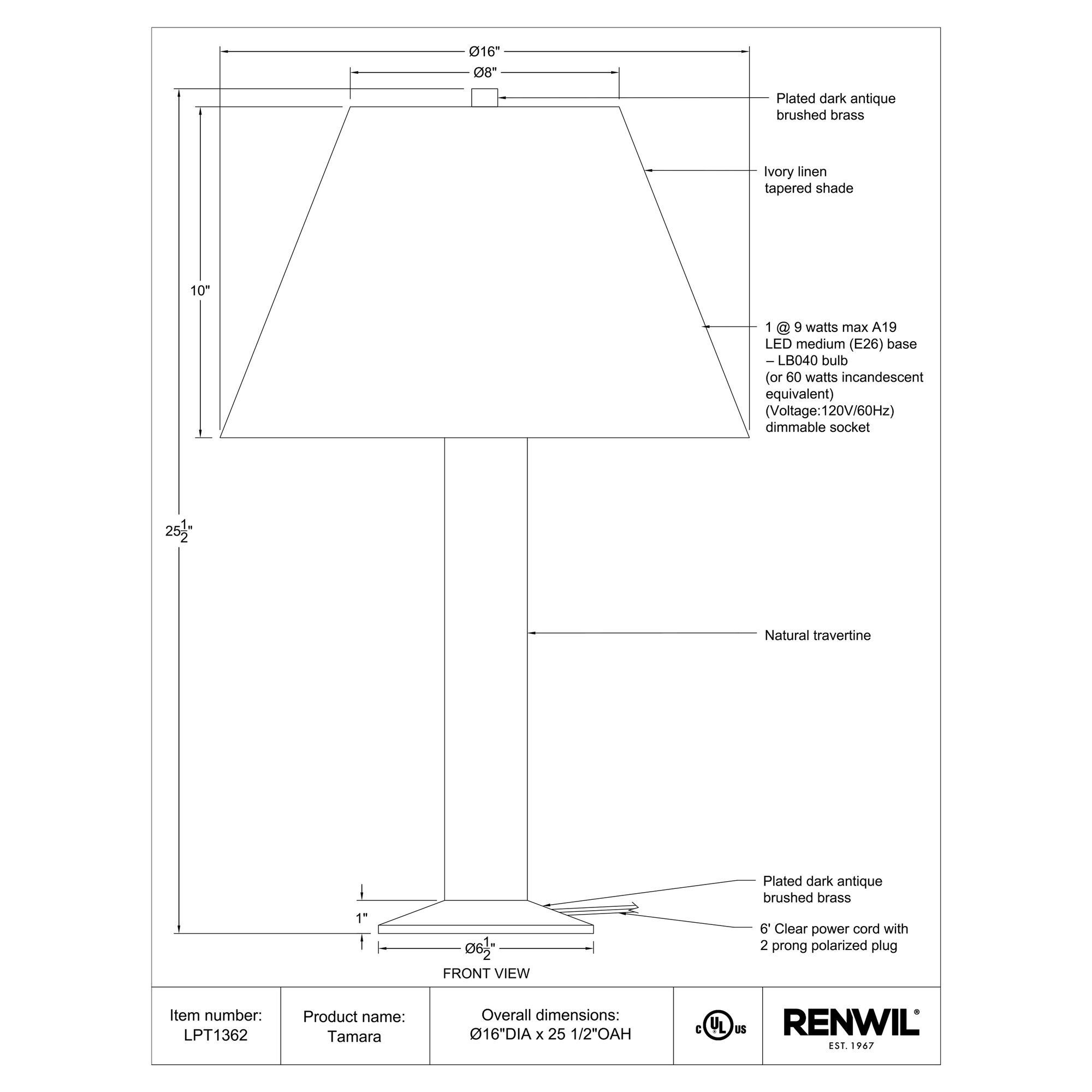 Tamara Table Lamp 4 Tamara Table Lamp - Image 4