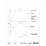 Alicia Table Lamp LPT1367 LPT1367 5