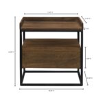 Vancouver Side Table 9 Vancouver Side Table LX-1025-03 LX 1025 03 70